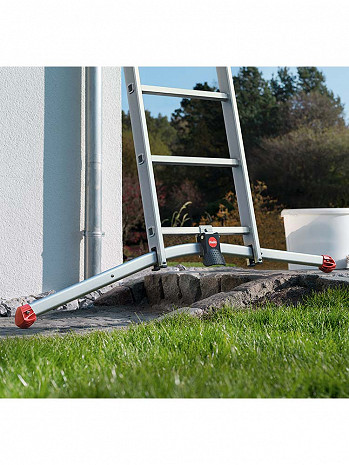 Hailo S100 ProfiLOT - Kombileiter 2x9 + 1x8 Sprossen