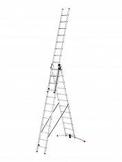 Hailo S100 ProfiLOT - Kombileiter 3x12 Sprossen