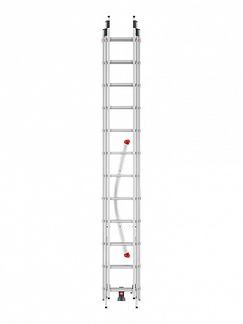 Hailo S100 ProfiLOT - Kombileiter 3x12 Sprossen