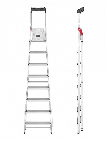 Hailo Haushaltsleiter L60 EasyClix 8 Stufen