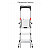 Hailo TL100 TopLine - Teleskop-Stehleiter 3-5 Stufen