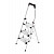 Hailo K100 TopLine - Alu-Komfort-Trittleiter 3 Stufen
