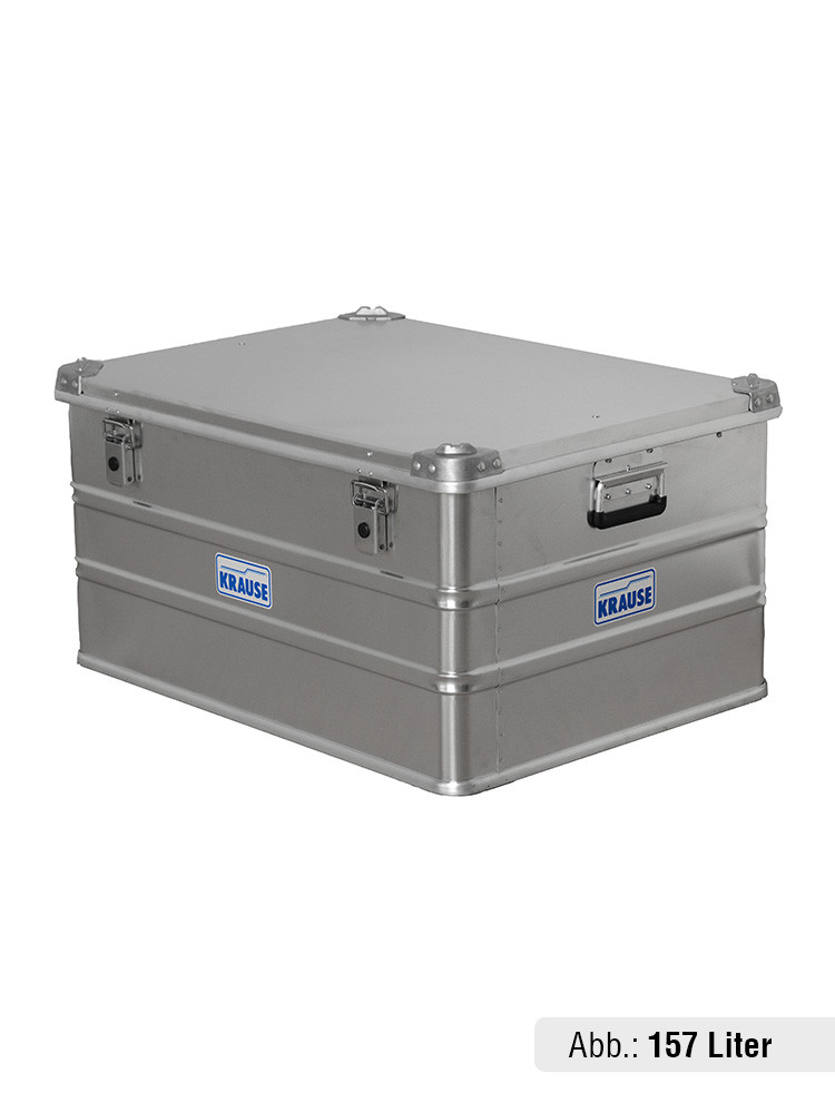 KRAUSE Aluminium-Transportbox stapelbar - Volumen: 240 Liter