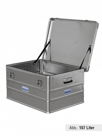 KRAUSE Aluminium-Transportbox stapelbar - Volumen: 415 Liter