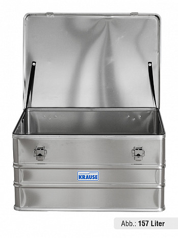 KRAUSE Aluminium-Transportbox stapelbar - Volumen: 415 Liter