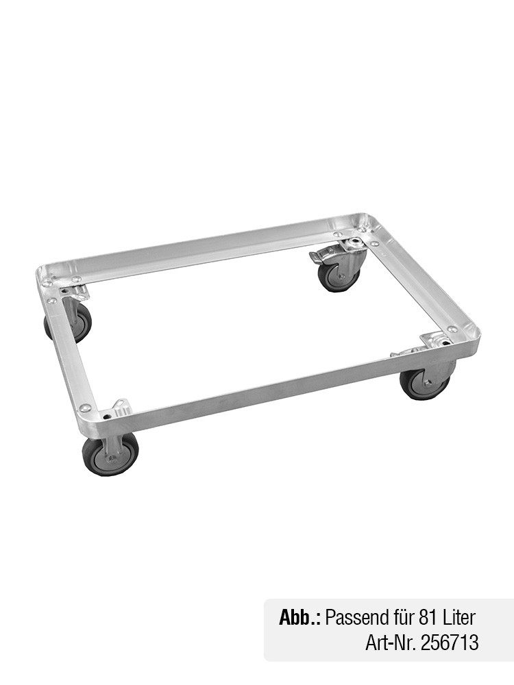 KRAUSE Untersetzwagen für Aluminium-Transportboxen 42 Liter & 73 Liter
