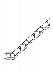 KRAUSE Alu-Treppe für Treppengerüst STABILO Serie 5500 KRAUSE Alu-Treppe für Treppengerüst STABILO Serie 5500
