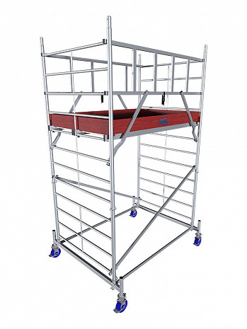 KRAUSE ProTec XXL Breitaufbau Alu-Fahrgerüst AH 4,30 m