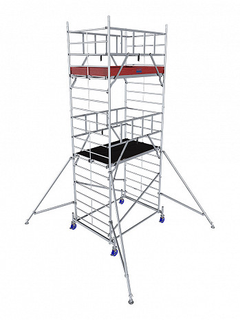 KRAUSE ProTec XXL Breitaufbau Alu-Fahrgerüst AH 6,30 m