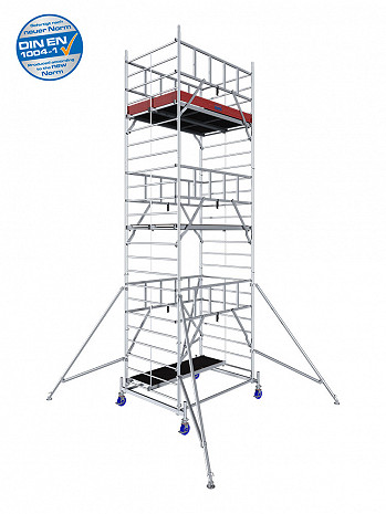 KRAUSE ProTec XXL Breitaufbau Alu-Fahrgerüst AH 7,30 m