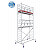 KRAUSE STABILO Serie 10 Alu-Fahrgerüst - Feldlänge 2,50 m - AH 6,40 m