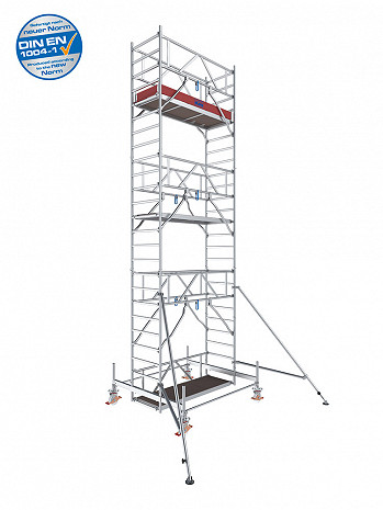 KRAUSE STABILO Serie 100 Alu-Fahrgerüst - Feldlänge 2,00 m - AH 7,50 m