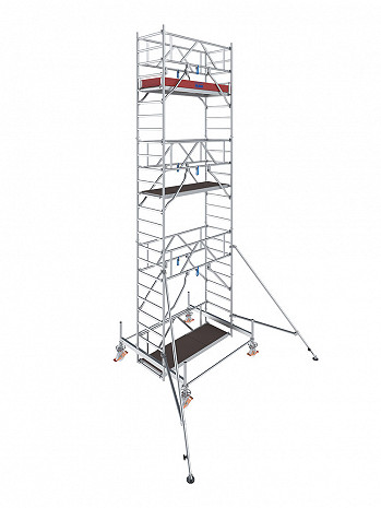 KRAUSE STABILO Serie 100 Alu-Fahrgerüst - Feldlänge 2,00 m - AH 7,50 m