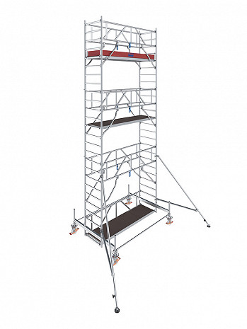 KRAUSE STABILO Serie 100 Alu-Fahrgerüst - Feldlänge 2,50 m - AH 7,50 m
