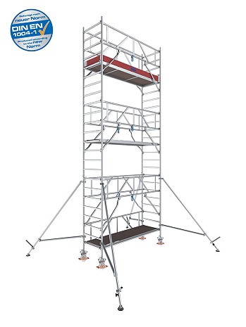 KRAUSE STABILO Serie 1000 Alu-Fahrgerüst - Feldlänge 2,50 m - AH 7,30 m