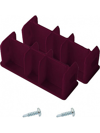 KRAUSE CORDA Kopfstopfen (Paar) 77 x 25 mm, violett