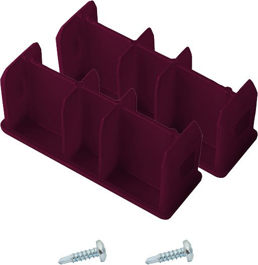 KRAUSE CORDA Kopfstopfen (Paar) 77 x 25 mm, violett