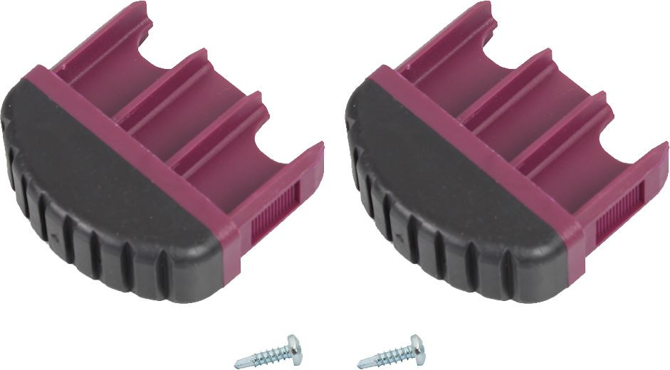 KRAUSE CORDA Fußstopfen (Paar) 61,5x20 mm | Farbe: Violett