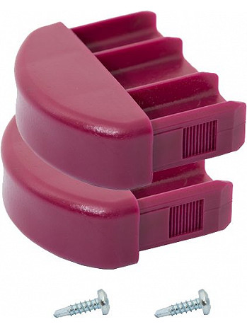 KRAUSE CORDA Kopfstopfen (Paar) 61,5 x 20  mm, violett