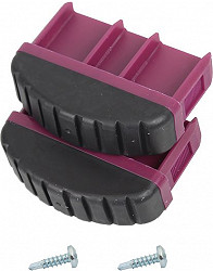 KRAUSE CORDA Fußstopfen (Paar) 71,5x20 mm | Farbe: Violett KRAUSE CORDA Fußstopfen (Paar) 71,5x20 mm | Farbe: Violett