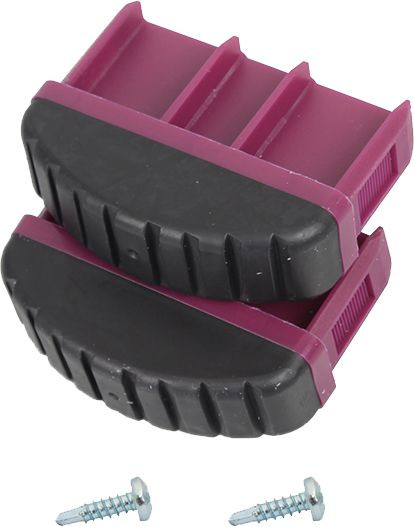 KRAUSE CORDA Fußstopfen (Paar) 71,5x20 mm | Farbe: Violett