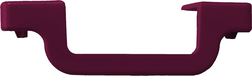 KRAUSE CORDA Stufenabschlusskappe Anbringung: links, Stufentiefe 80 mm, violett