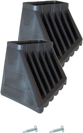 KRAUSE Kunststoff Fußkappen-Set XL 40, links und rechts