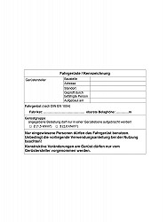 KRAUSE Kennzeichnungsblatt FahrGerüste (25 Stück) KRAUSE Kennzeichnungsblatt FahrGerüste (25 Stück)