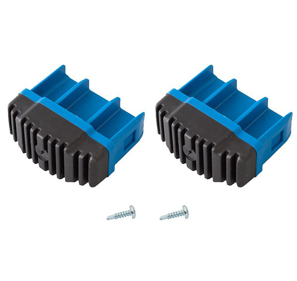 KRAUSE STABILO Fußstopfen (Paar) 64x25 mm | Farbe: Blau