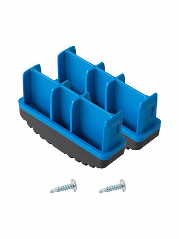 KRAUSE STABILO Fußstopfen (Paar) 97x25 mm | Farbe: Blau
