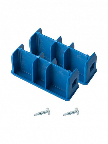 KRAUSE STABILO Kopfstopfen (Paar) 77x25 mm, blau