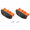 KRAUSE MONTO Fußstopfen (Paar) 97x25 mm | Farbe: Orange KRAUSE MONTO Fußstopfen (Paar) 97x25 mm | Farbe: Orange