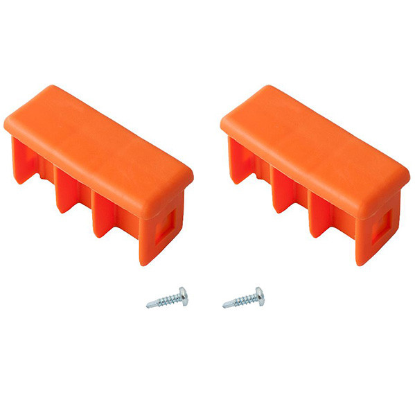 KRAUSE MONTO Kopfstopfen (Paar) 64x25 mm | Farbe: Orange