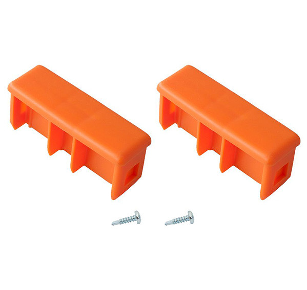 KRAUSE MONTO Kopfstopfen (Paar) 77x25 mm | Farbe: Orange