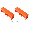 KRAUSE MONTO Kopfstopfen (Paar) 97x25 mm | Farbe: Orange KRAUSE MONTO Kopfstopfen (Paar) 97x25 mm | Farbe: Orange