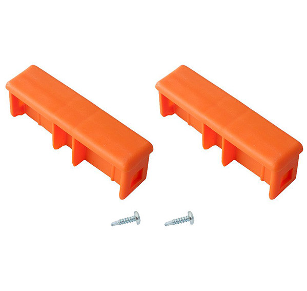 KRAUSE MONTO Kopfstopfen (Paar) 97x25 mm | Farbe: Orange