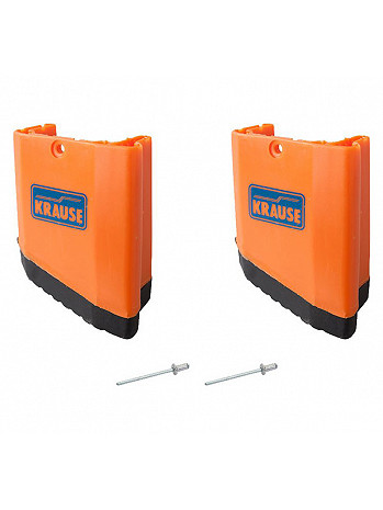 KRAUSE MONTO Fußkappe links | Passend für TeleMatic | Farbe: Orange