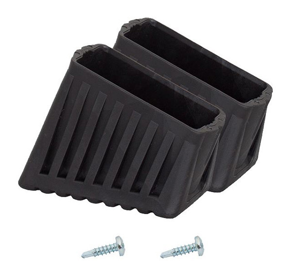 KRAUSE MONTO Fußkappe (Paar) 50x20 mm | Farbe: Schwarz