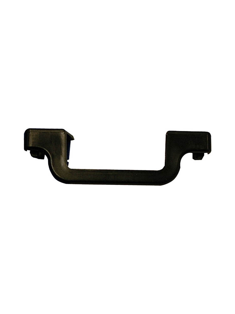 KRAUSE MONTO Stufenabschlusskappe Anbringung: Links, Stufentiefe 80 mm, schwarz (7 Stück)