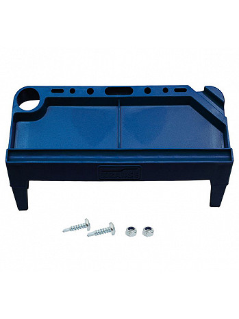 KRAUSE STABILO Ablage- und Arbeitsschale | Passend für STABILO Stufen-Stehleitern | Farbe: Blau