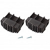 KRAUSE STABILO Ableitfähige Fußstopfen (Paar) 64x25 mm | Farbe: Schwarz KRAUSE STABILO Ableitfähige Fußstopfen (Paar) 64x25 mm | Farbe: Schwarz