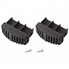 KRAUSE STABILO Ableitfähige Fußstopfen (Paar) 77x25 mm | Farbe: Schwarz KRAUSE STABILO Ableitfähige Fußstopfen (Paar) 77x25 mm | Farbe: Schwarz