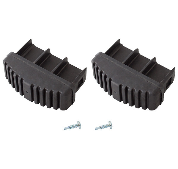 KRAUSE STABILO Ableitfähige Fußstopfen (Paar) 77x25 mm | Farbe: Schwarz