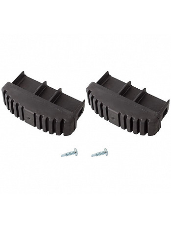 KRAUSE STABILO Ableitfähige Fußstopfen (Paar) 97x25 mm | Farbe: Schwarz