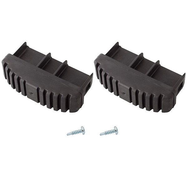 KRAUSE STABILO Ableitfähige Fußstopfen (Paar) 97x25 mm | Farbe: Schwarz