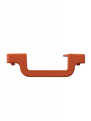 KRAUSE MONTO Stufenabschlusskappe - Anbringung: Links | Stufentiefe: 80 mm | Passend für Solidy | Farbe: Orange KRAUSE MONTO Stufenabschlusskappe - Anbringung: Links | Stufentiefe: 80 mm | Passend für Solidy | Farbe: Orange