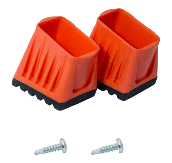 KRAUSE MONTO Fußkappe 2K (Paar) 33x20 mm | Farbe: Orange