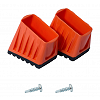 KRAUSE MONTO Fußkappe 2K (Paar) 40x20 mm | Farbe: Orange KRAUSE MONTO Fußkappe 2K (Paar) 40x20 mm | Farbe: Orange