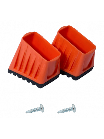 KRAUSE MONTO Fußkappe 2K (Paar) 40x20 mm | Farbe: Orange
