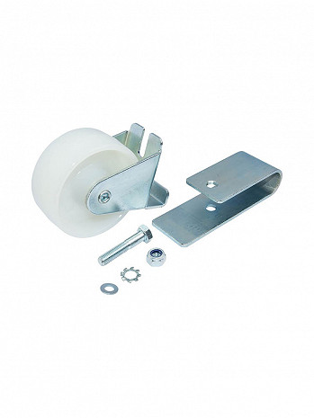 KRAUSE STABILO Rollen-Set (2 Stück) | Passend für STABILO Mobiler MontageTritt 3+4 Stufen